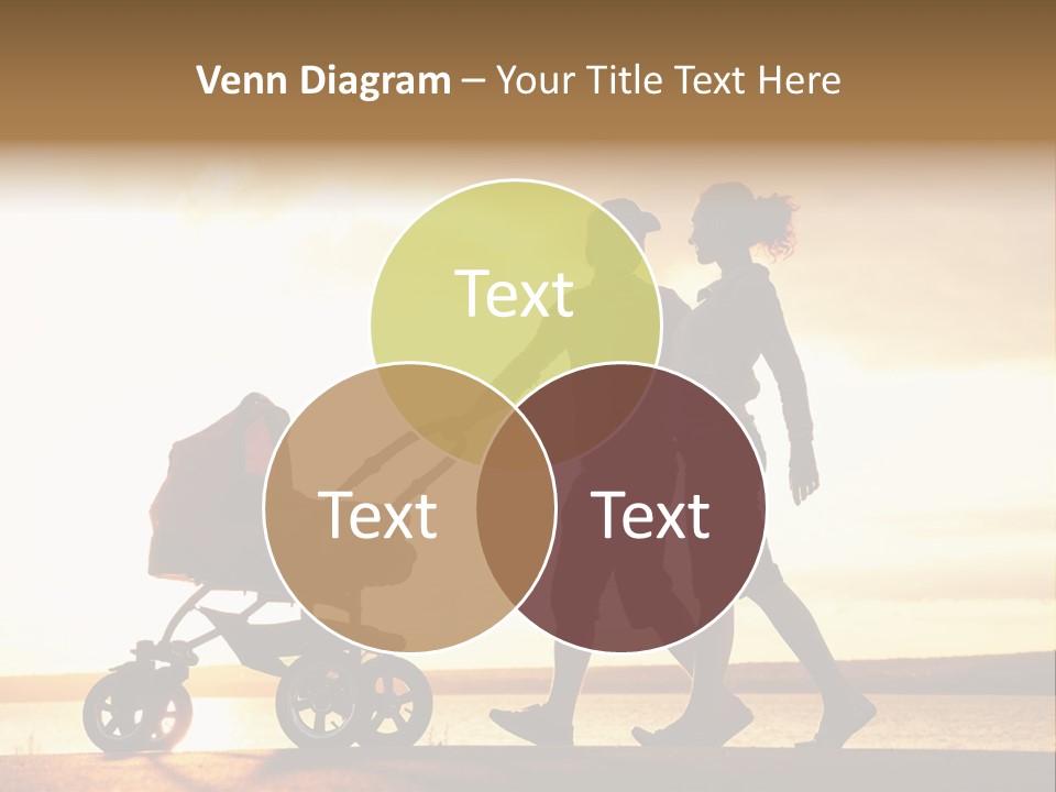 Months Male Sunset PowerPoint Template