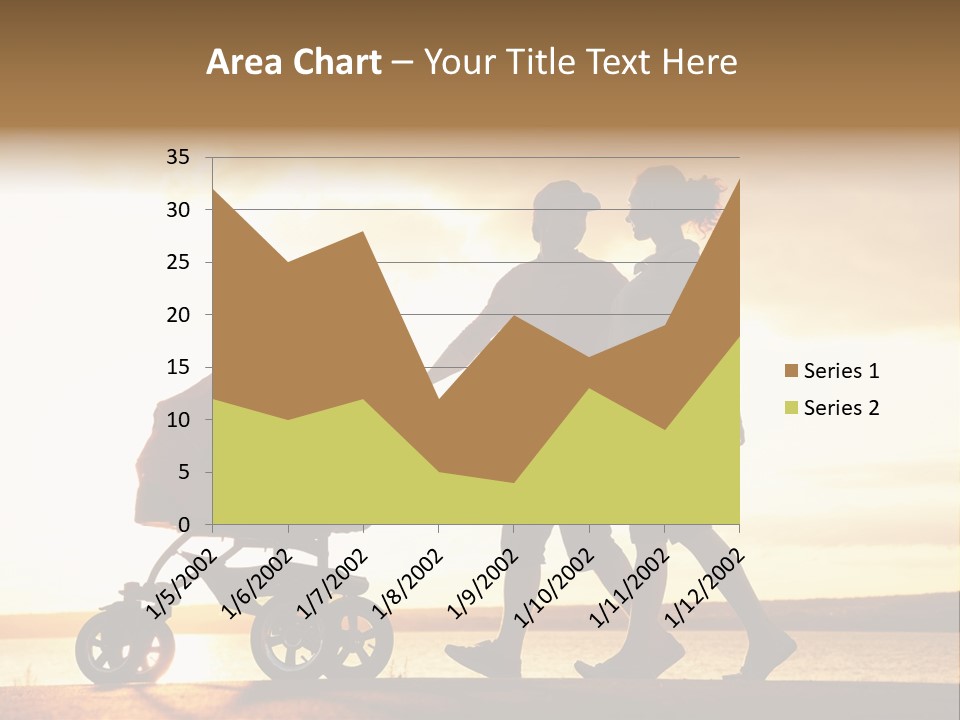 Months Male Sunset PowerPoint Template
