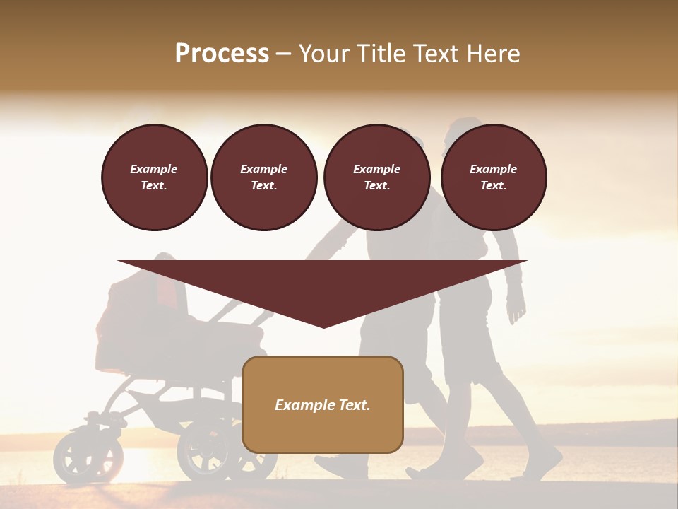 Months Male Sunset PowerPoint Template