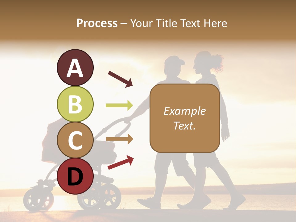 Months Male Sunset PowerPoint Template