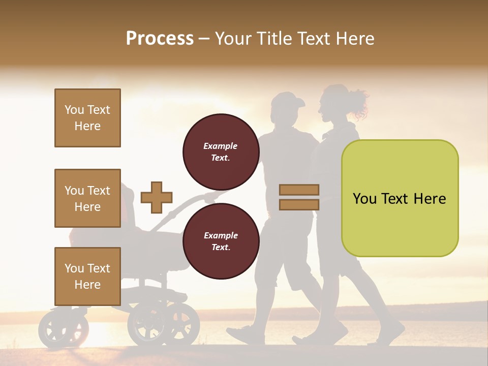 Months Male Sunset PowerPoint Template