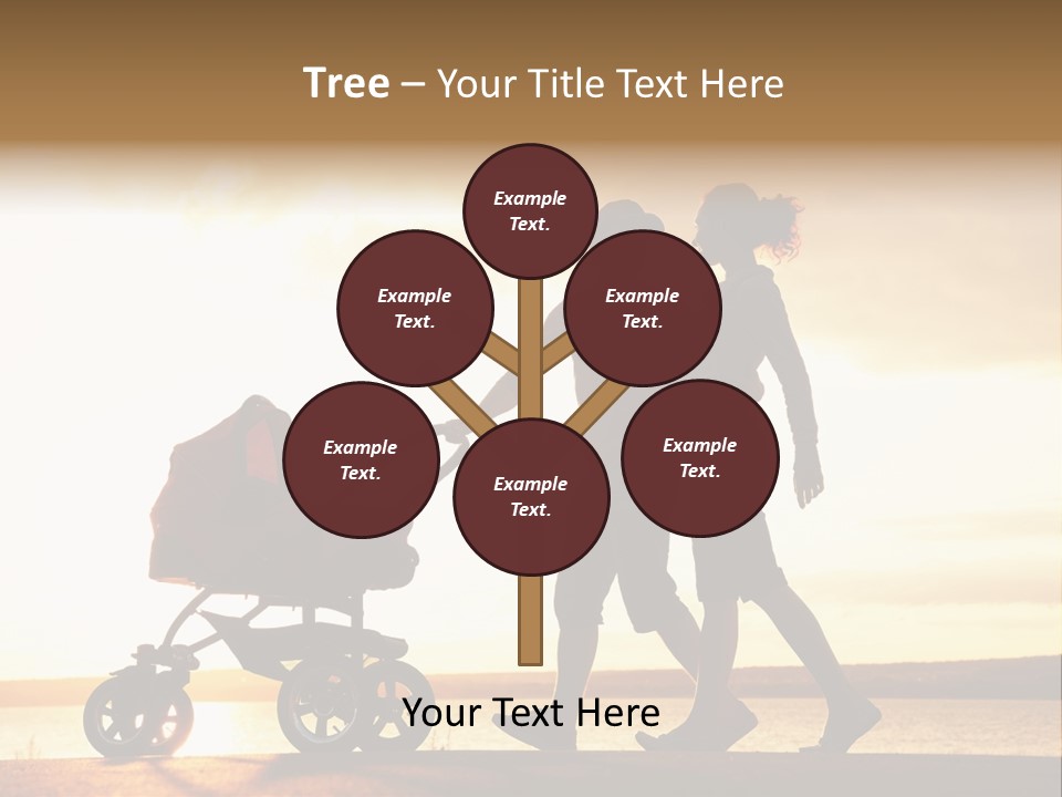 Months Male Sunset PowerPoint Template