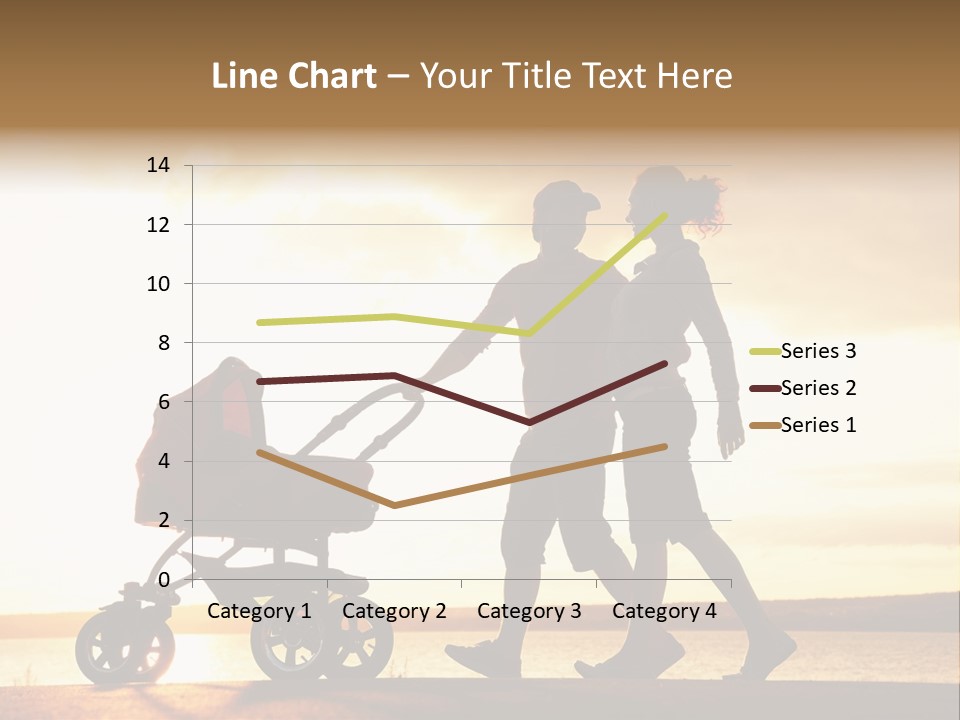 Months Male Sunset PowerPoint Template