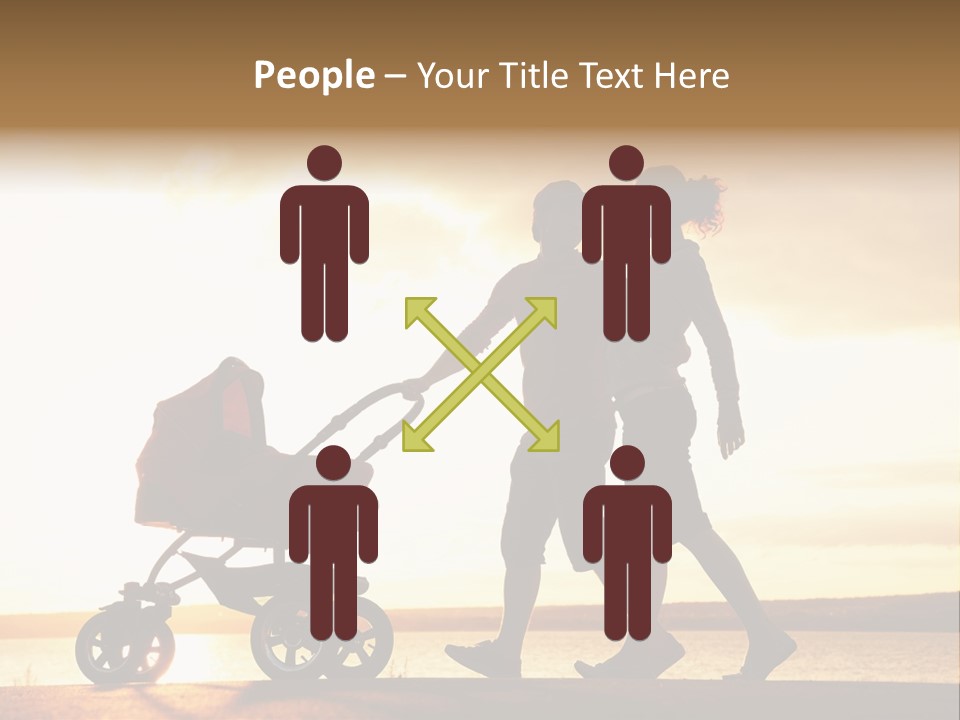 Months Male Sunset PowerPoint Template