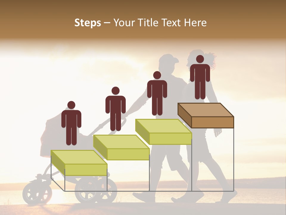 Months Male Sunset PowerPoint Template