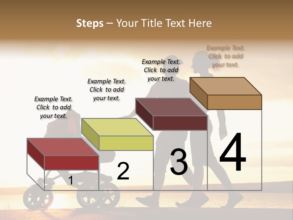 Months Male Sunset PowerPoint Template