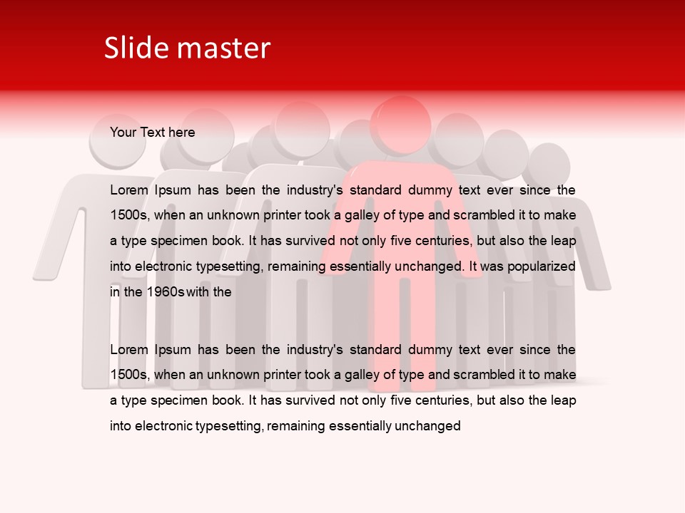 Together Team Men PowerPoint Template