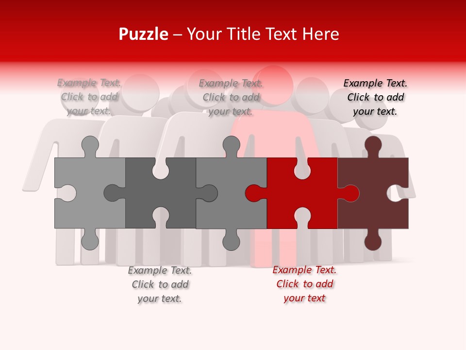 Together Team Men PowerPoint Template