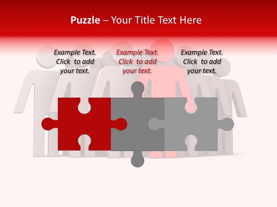 Together Team Men PowerPoint Template