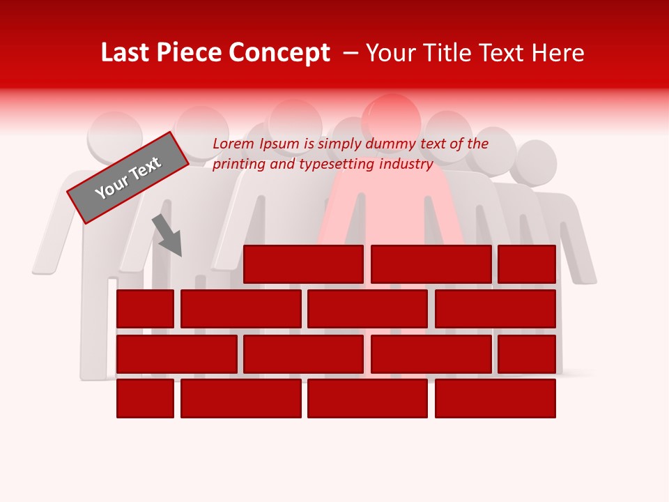 Together Team Men PowerPoint Template