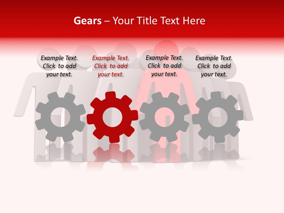 Together Team Men PowerPoint Template