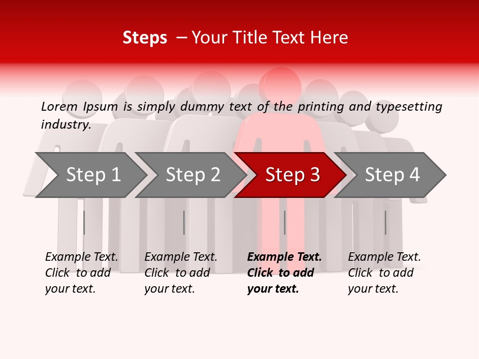 Together Team Men PowerPoint Template