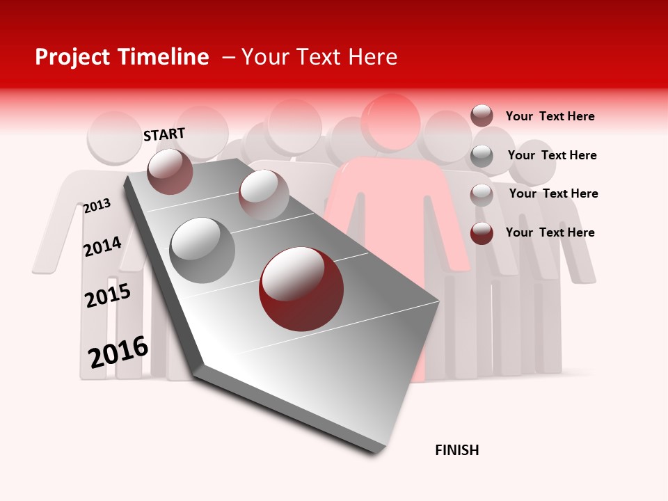 Together Team Men PowerPoint Template
