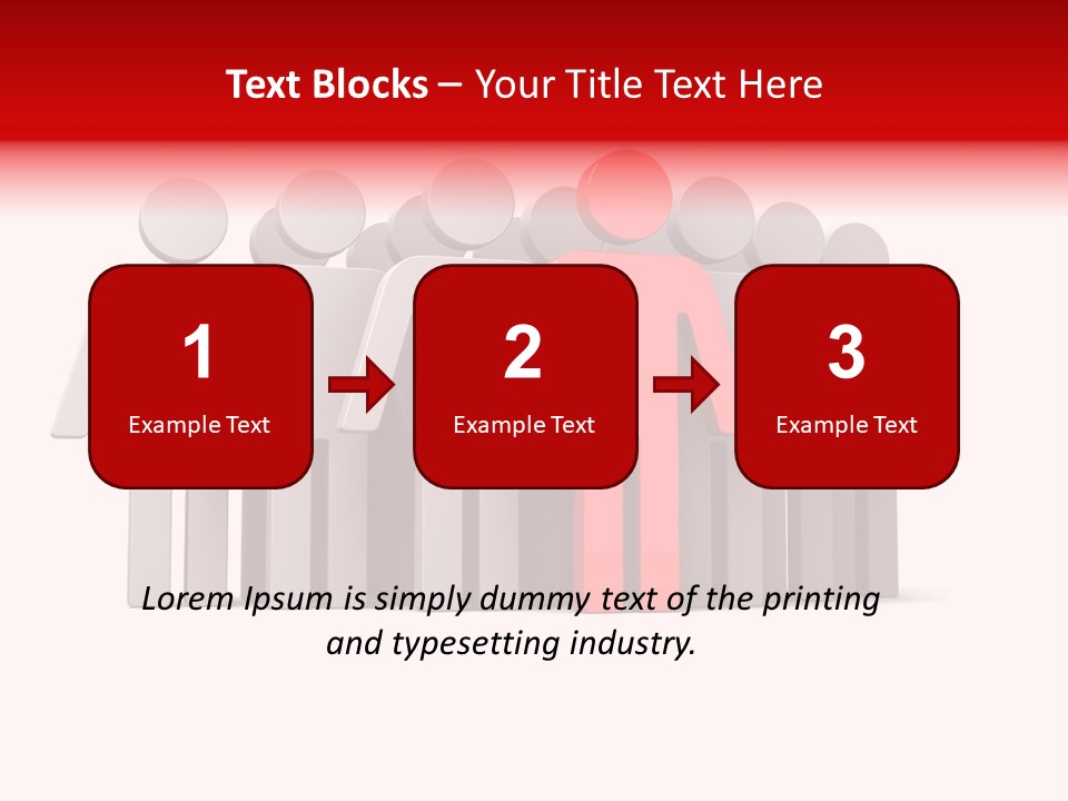 Together Team Men PowerPoint Template