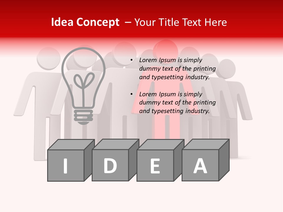 Together Team Men PowerPoint Template