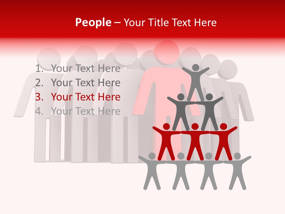 Together Team Men PowerPoint Template