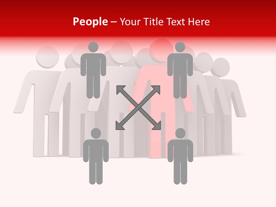 Together Team Men PowerPoint Template