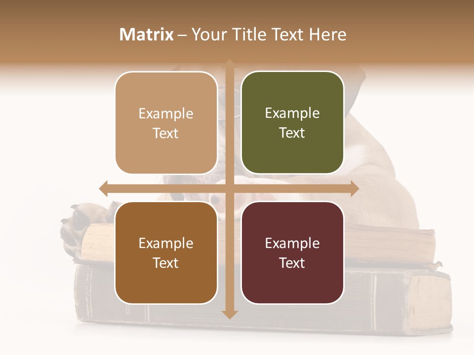 Clever Student Bulldog PowerPoint Template