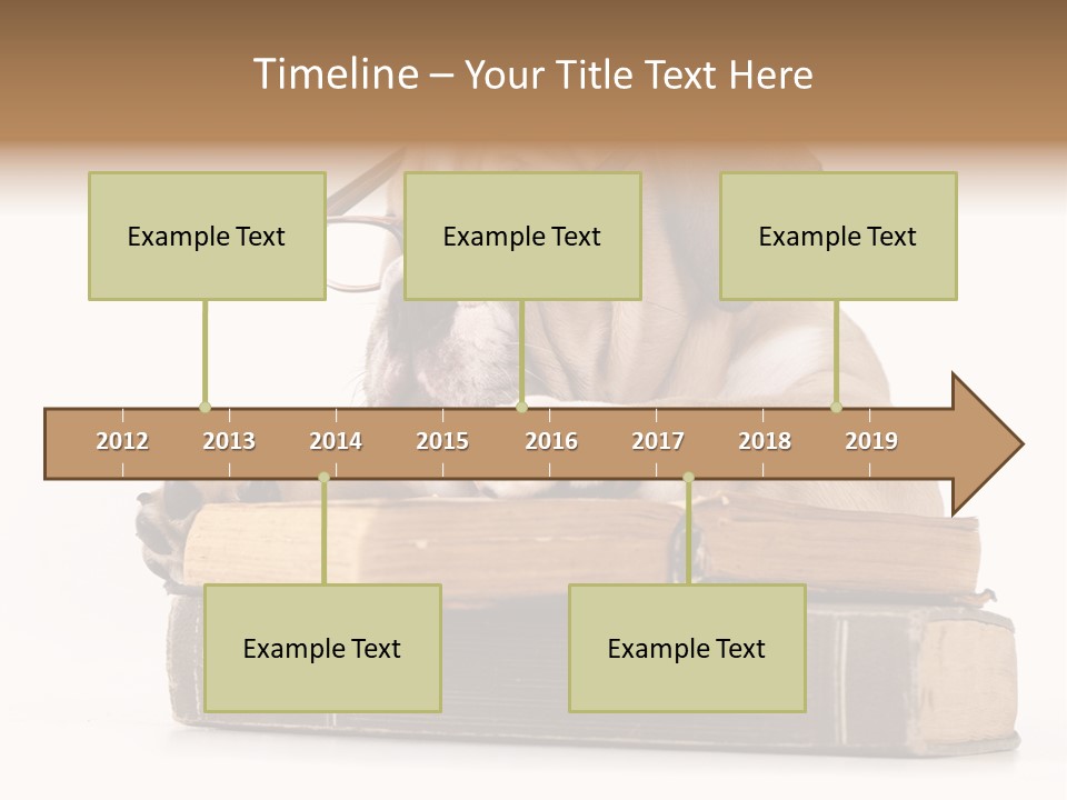 Clever Student Bulldog PowerPoint Template