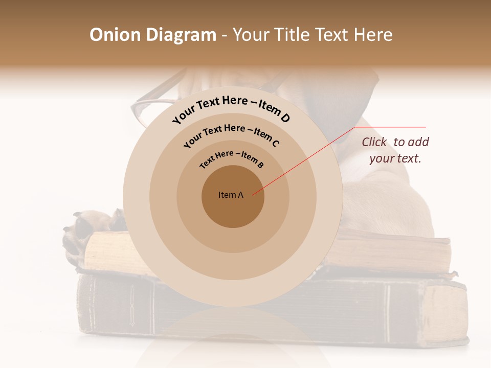 Clever Student Bulldog PowerPoint Template