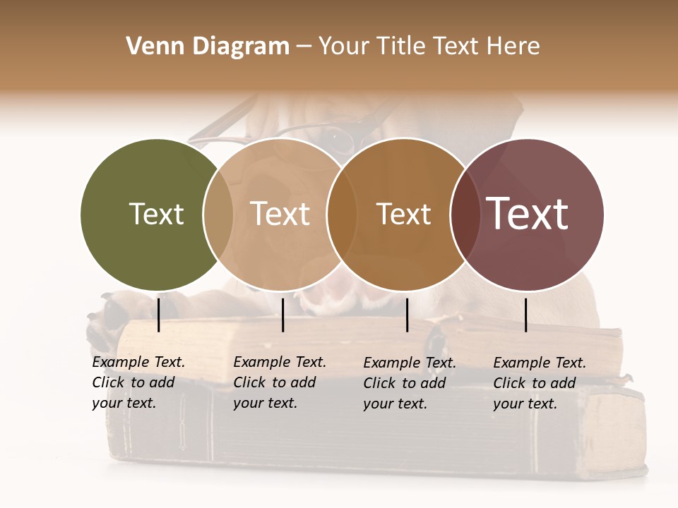 Clever Student Bulldog PowerPoint Template