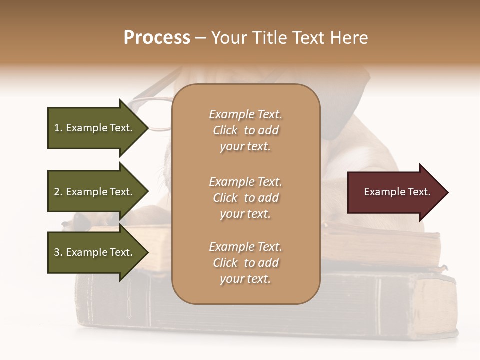 Clever Student Bulldog PowerPoint Template