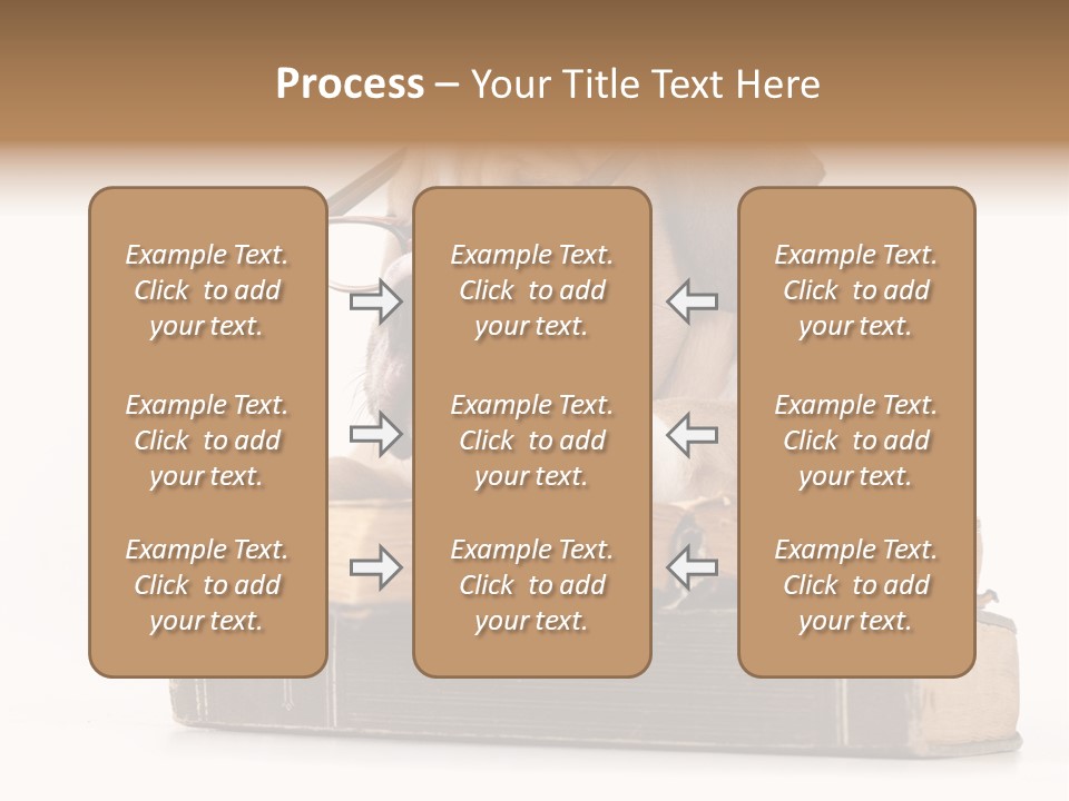 Clever Student Bulldog PowerPoint Template