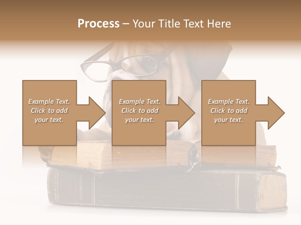 Clever Student Bulldog PowerPoint Template