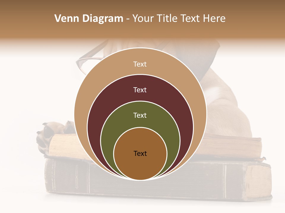 Clever Student Bulldog PowerPoint Template