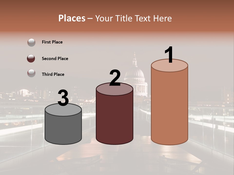 St Pauls City St Pauls Cathedral PowerPoint Template