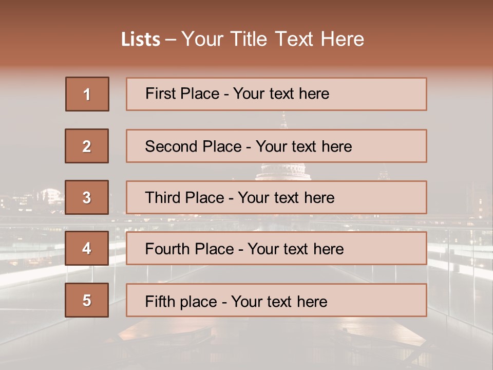St Pauls City St Pauls Cathedral PowerPoint Template