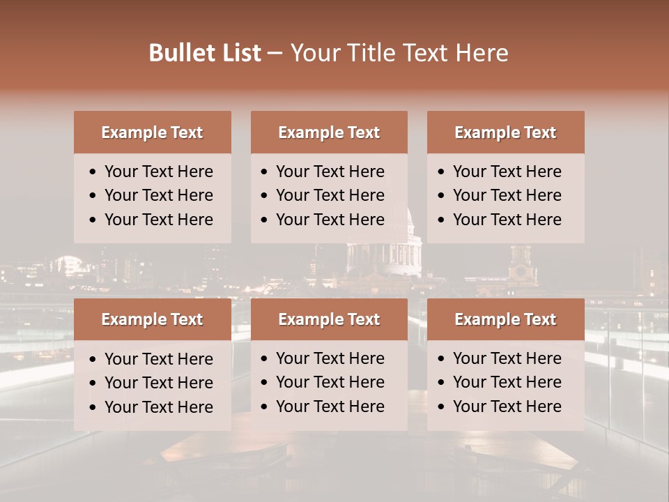 St Pauls City St Pauls Cathedral PowerPoint Template