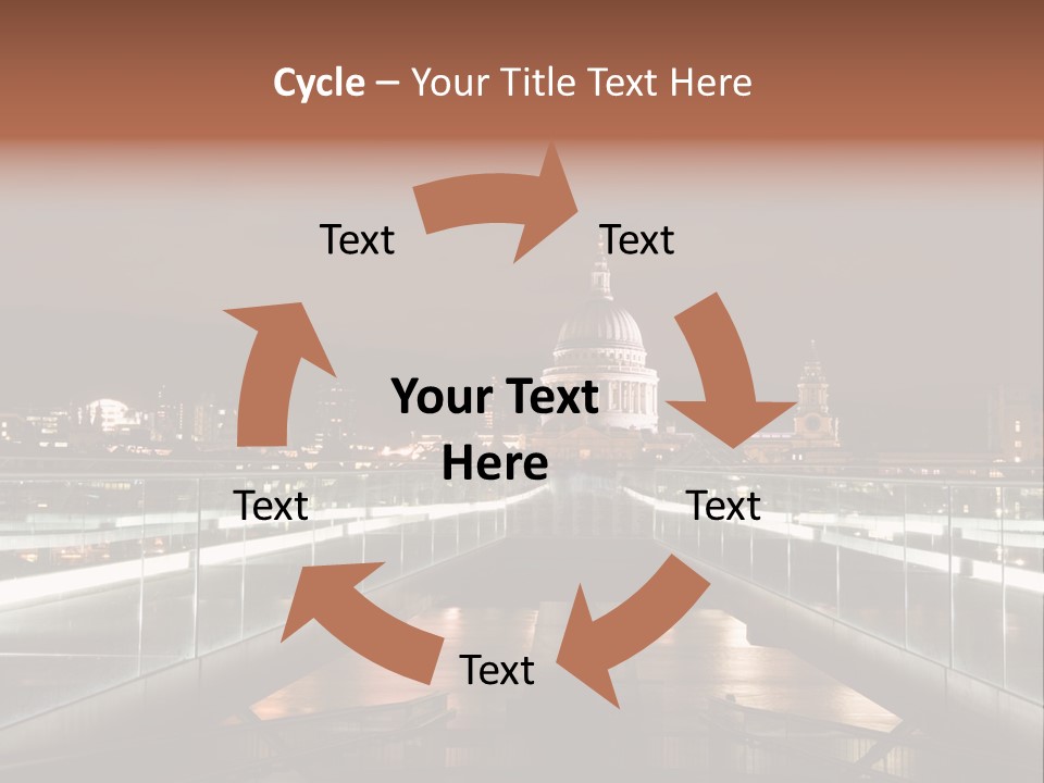 St Pauls City St Pauls Cathedral PowerPoint Template