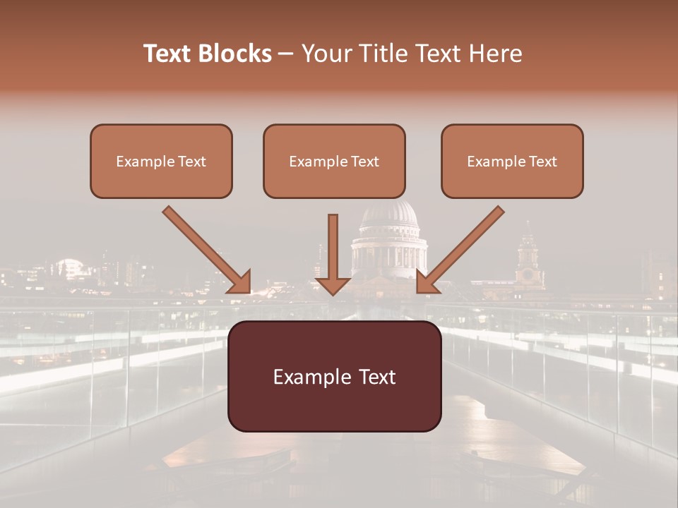 St Pauls City St Pauls Cathedral PowerPoint Template