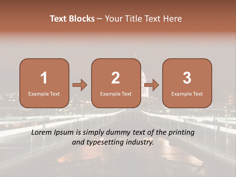 St Pauls City St Pauls Cathedral PowerPoint Template