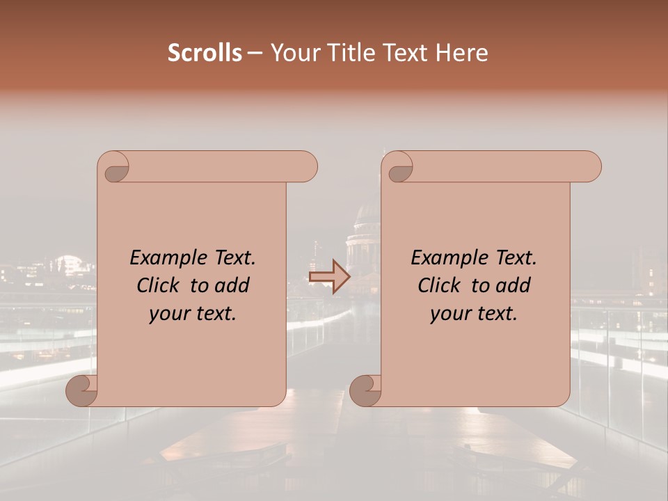 St Pauls City St Pauls Cathedral PowerPoint Template
