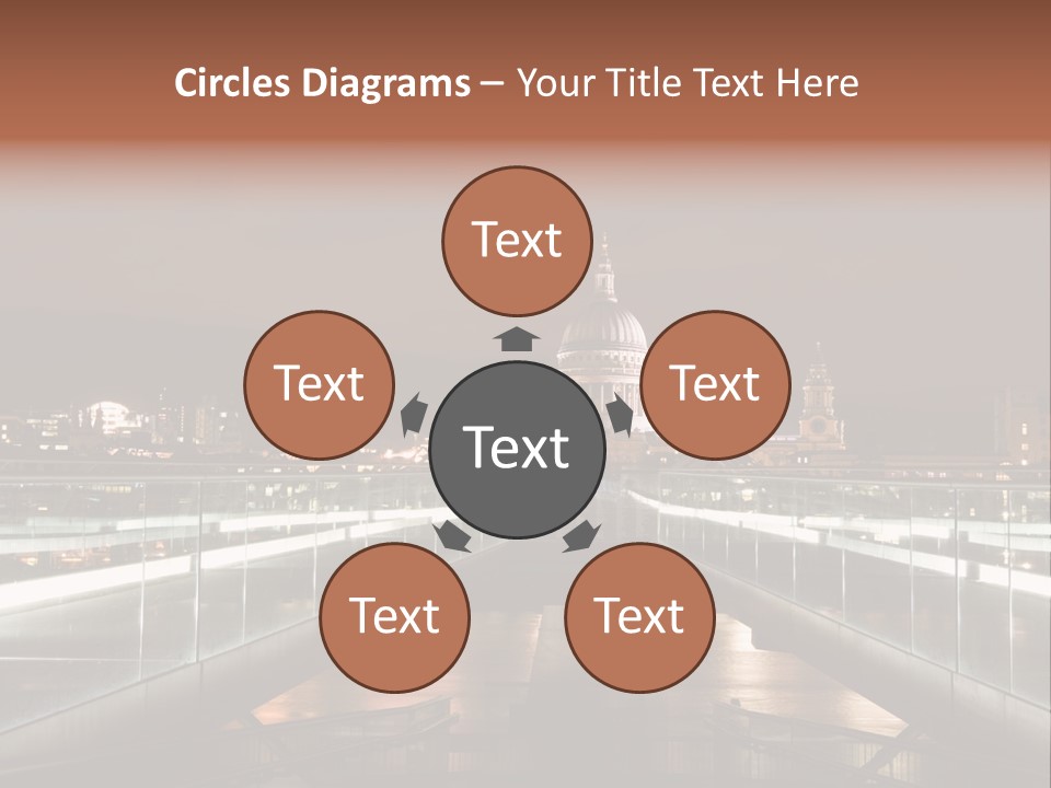 St Pauls City St Pauls Cathedral PowerPoint Template