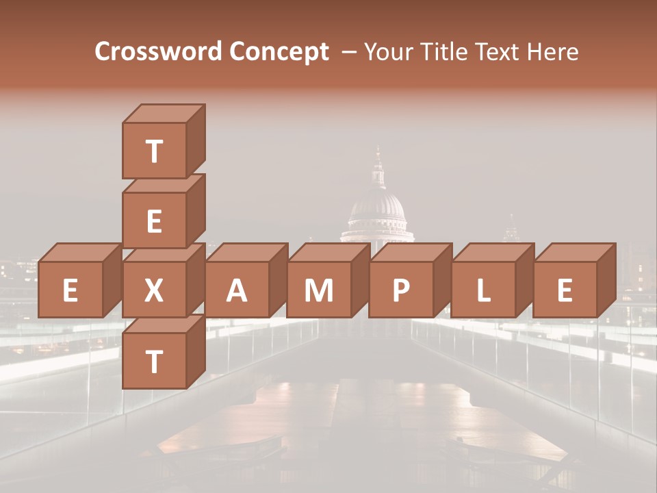 St Pauls City St Pauls Cathedral PowerPoint Template