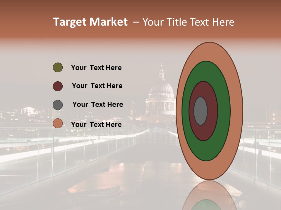 St Pauls City St Pauls Cathedral PowerPoint Template