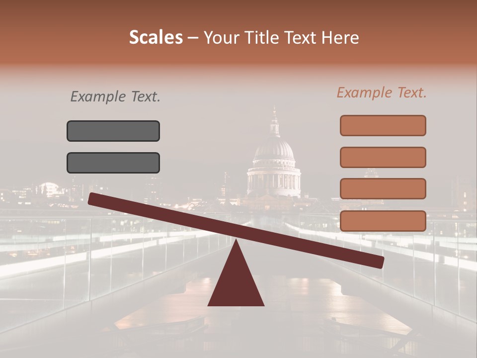 St Pauls City St Pauls Cathedral PowerPoint Template