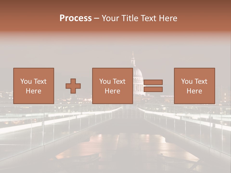 St Pauls City St Pauls Cathedral PowerPoint Template