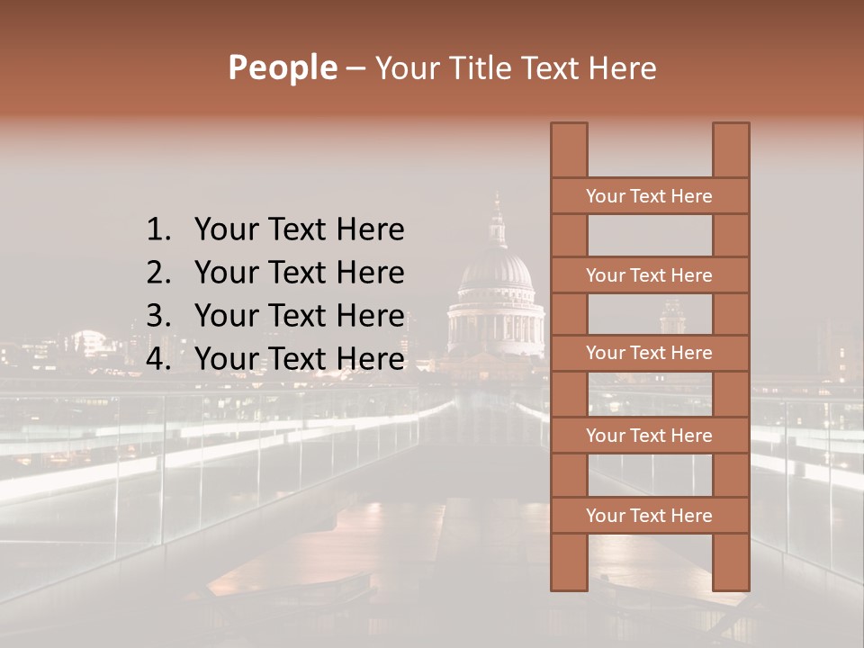 St Pauls City St Pauls Cathedral PowerPoint Template