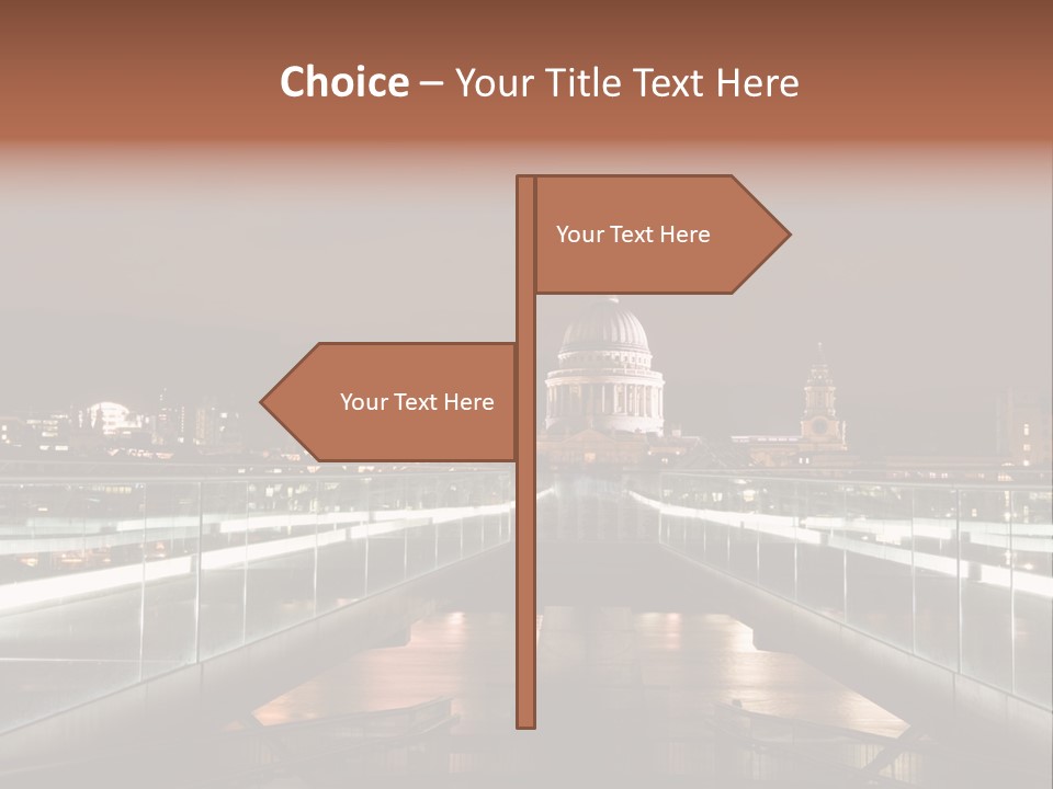 St Pauls City St Pauls Cathedral PowerPoint Template