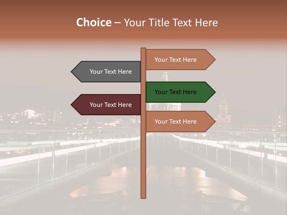 St Pauls City St Pauls Cathedral PowerPoint Template