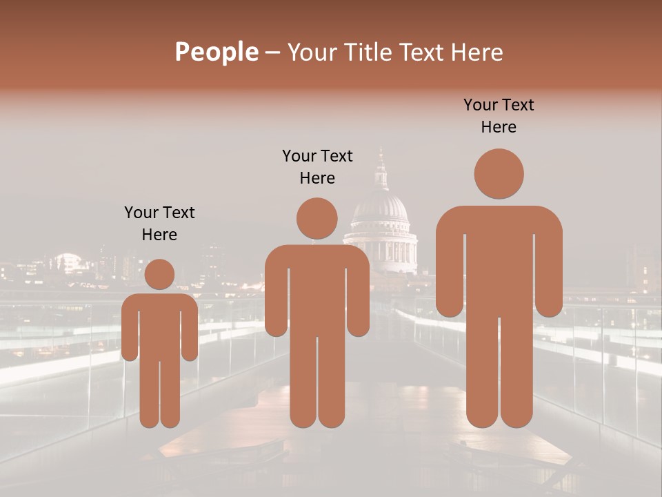 St Pauls City St Pauls Cathedral PowerPoint Template