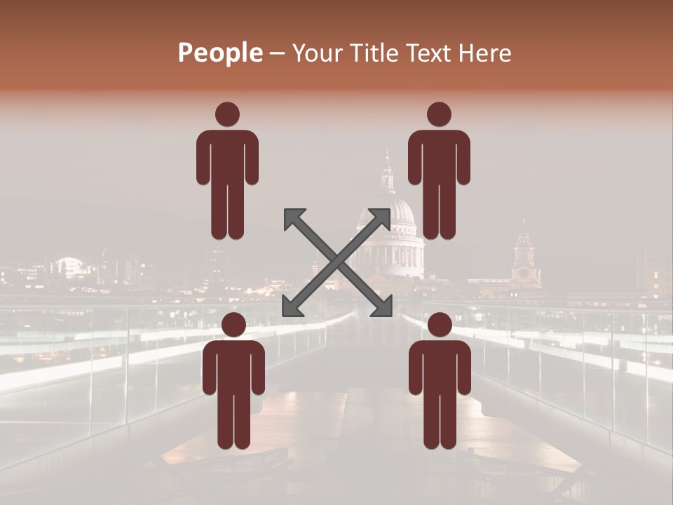 St Pauls City St Pauls Cathedral PowerPoint Template