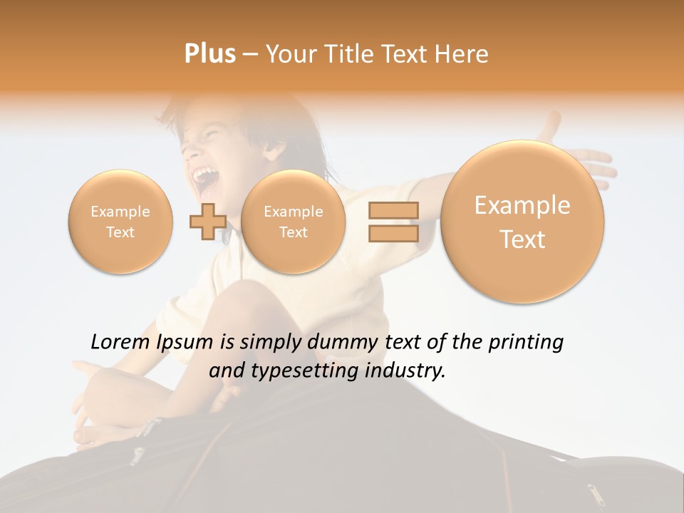 Vacation Explore Clouds PowerPoint Template