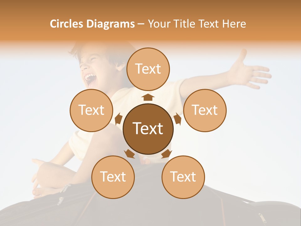 Vacation Explore Clouds PowerPoint Template