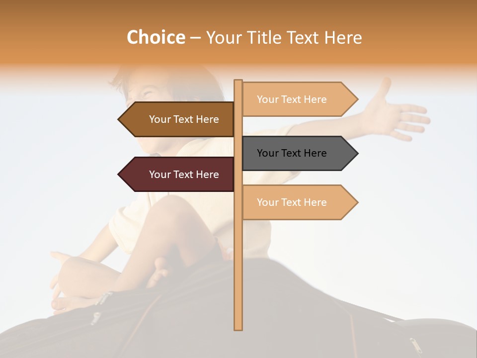 Vacation Explore Clouds PowerPoint Template