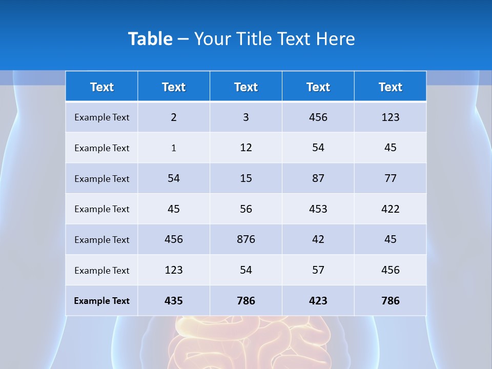 Ileocecal Valve Diagnose Abdominal PowerPoint Template